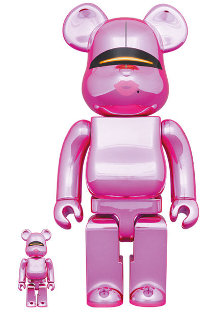 BE@RBRICK 2G PINK GOLD CHROME 100%&400% 100% + 400% Pink Gold Chrome Sorayama x 2G Be@rbrick (Set