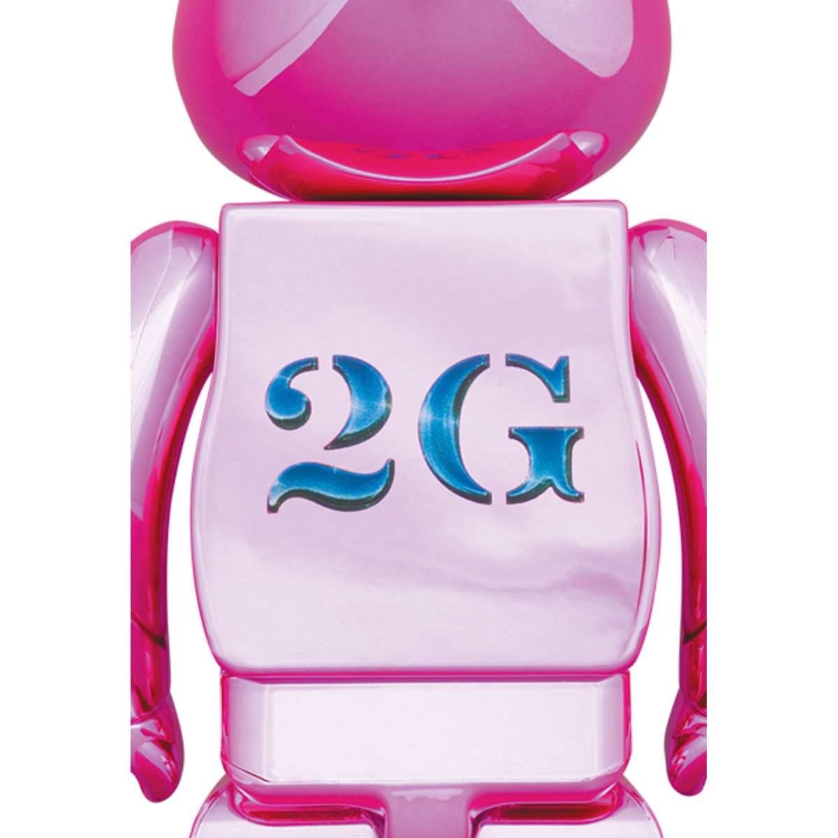 100% + 400% Pink Gold Chrome Sorayama x 2G Be@rbrick (Set)