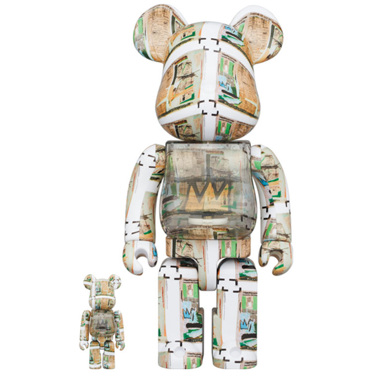 100% + 400% King Pleasure Be@rbrick (Set) by Jean-Michel Basquiat