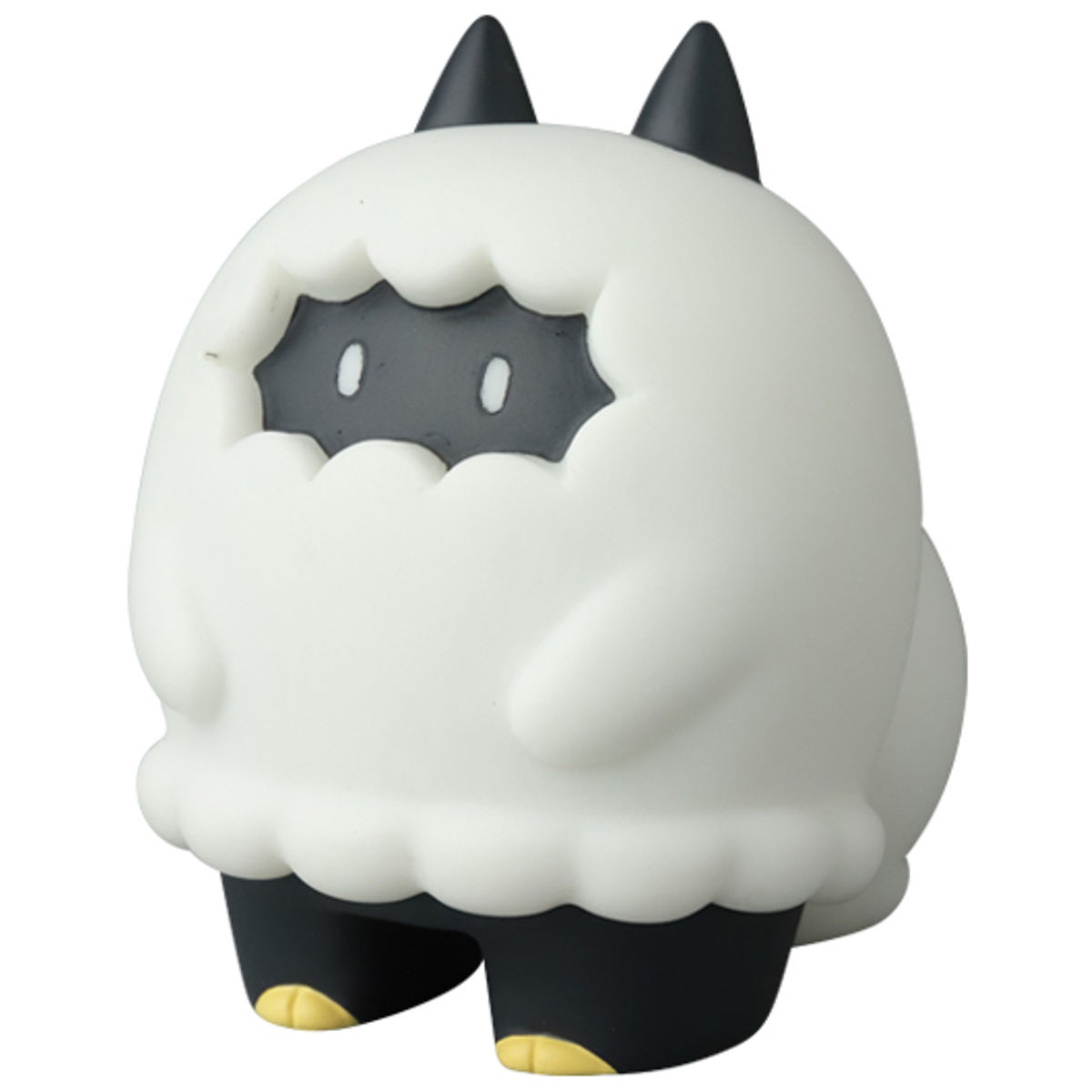 White Black Fluffy Coco Kamuri