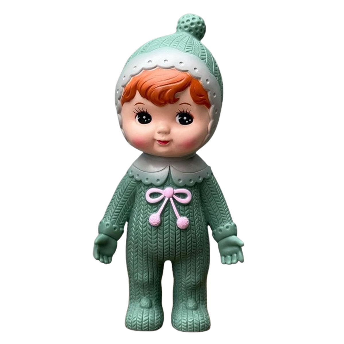 Retro Green Beanie Charmy Chan