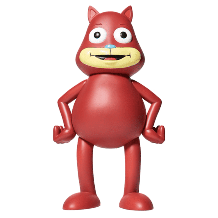 Red Cosmic Cat by DABSMYLA