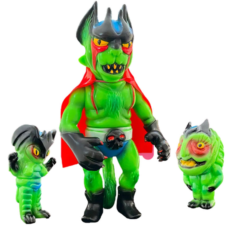 Emerald Edition Akumaneko (Set) by Death Cat Toys (Johan Ulrich)