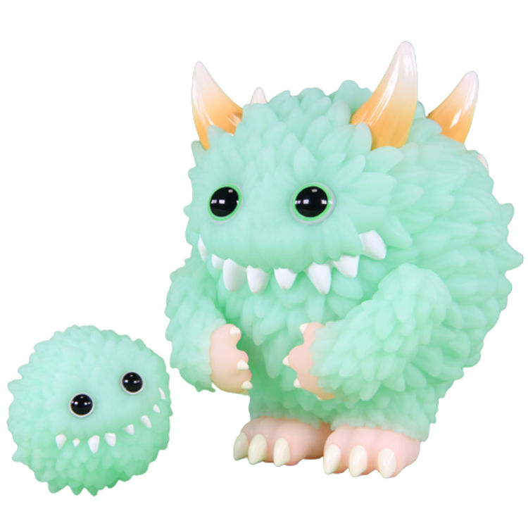 Mint Green Monster Fluffy (Set) by Instinctoy (Hiroto Ohkubo)
