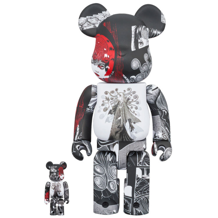 100% + 400% Uzumaki S'YTE x Junji Ito Be@rbrick (Set) by S'yte
