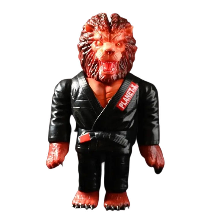 Lion PlanetX Red Shark Collaboration by Planet X (Joseph Tang)