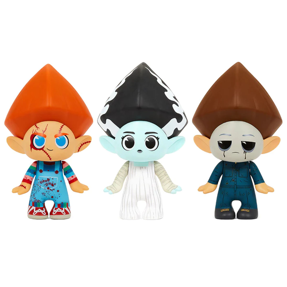 Chucky, Bride of Frankenstein, Michael Myers Trollified (Set)