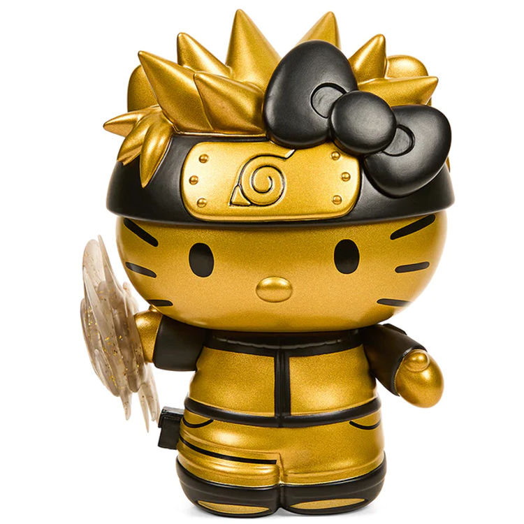 8" Black & Gold Naruto x Hello Kitty (NYCC 2022) by Sanrio