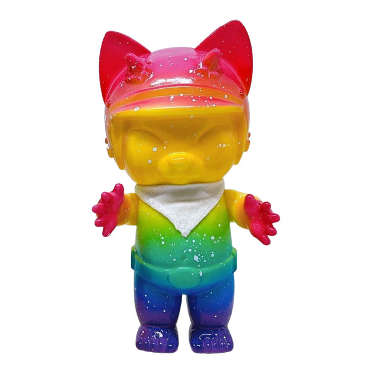 Rainbow Cat Rider by Shon Side