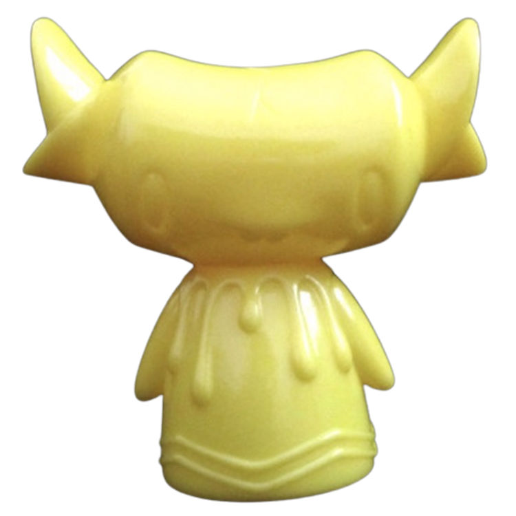 Yellow Unpainted Fenton by Brian Flynn