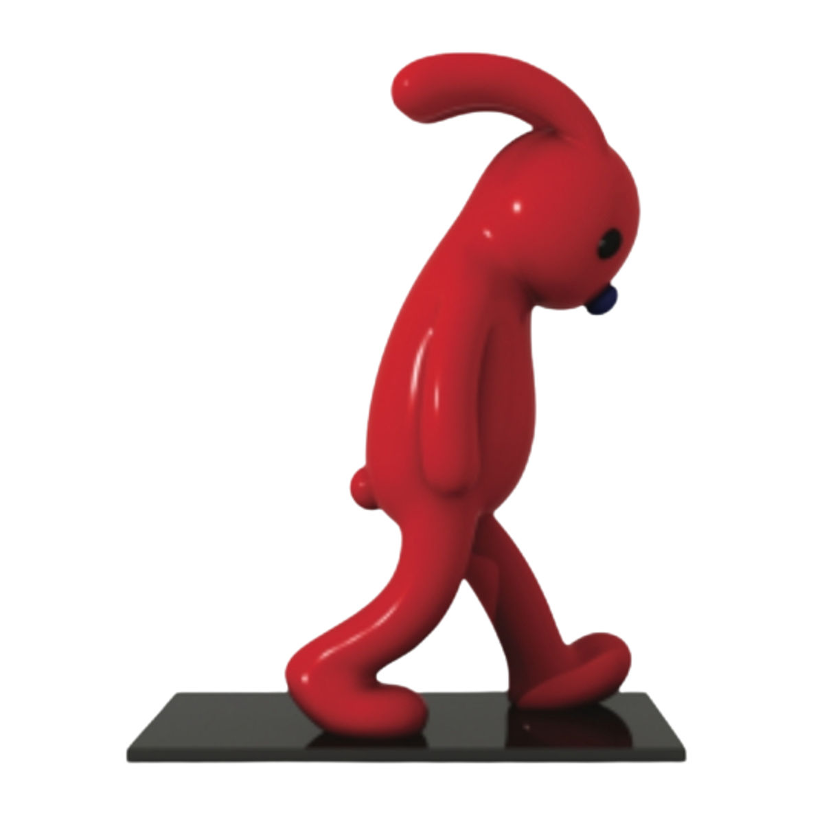 Walking Red Rabbit