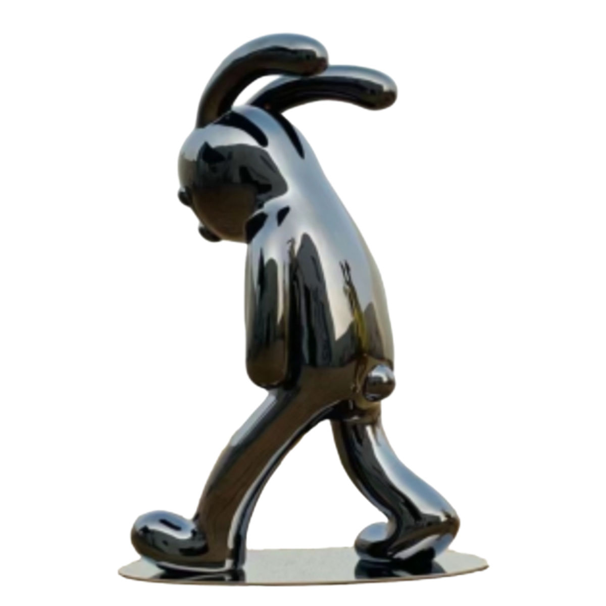 Walking Black Rabbit