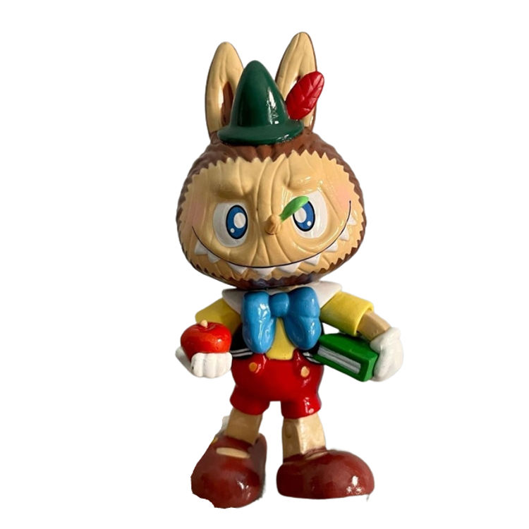 Labubu / Pinocchio MashUp by Teeewizzle (Thad Wilkes)