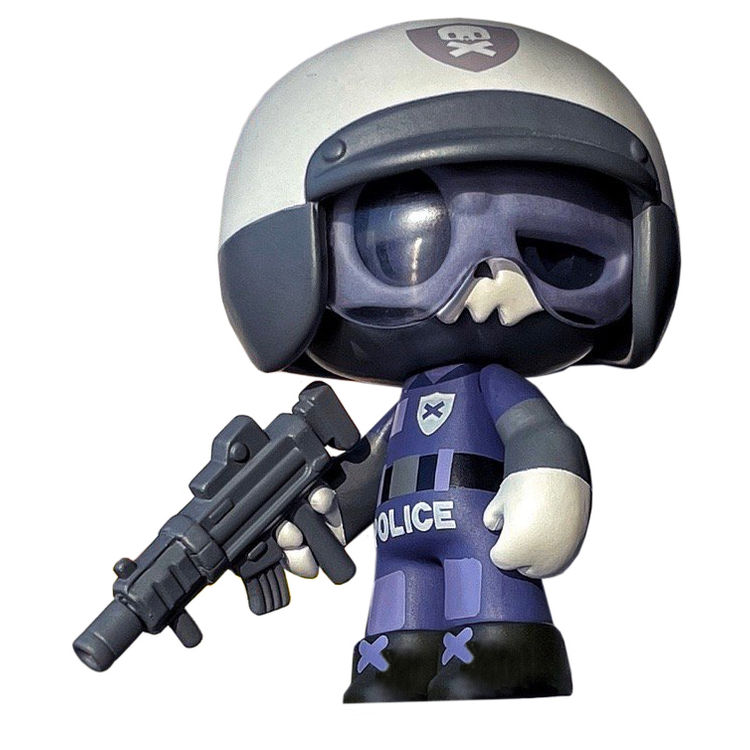 Mr. Bone Junior Police by D.A.T. Studio