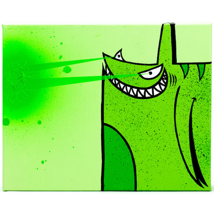 Mean Green Laser Beam by Sharpy