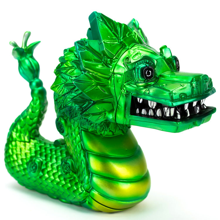 Quetzalcoalt Green aztek by Frank Mysterio