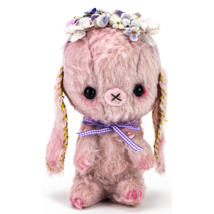 Violet Flower Crown Rabbit by Eimi Takano