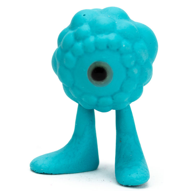 Teal Itty-Bitty Blooms Watch Your Back by Kyle Kirwan
