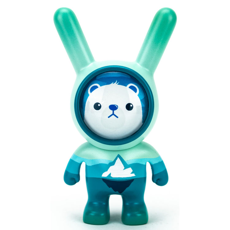 Polar Bear Space Rabbit by Space Rabbit Studio