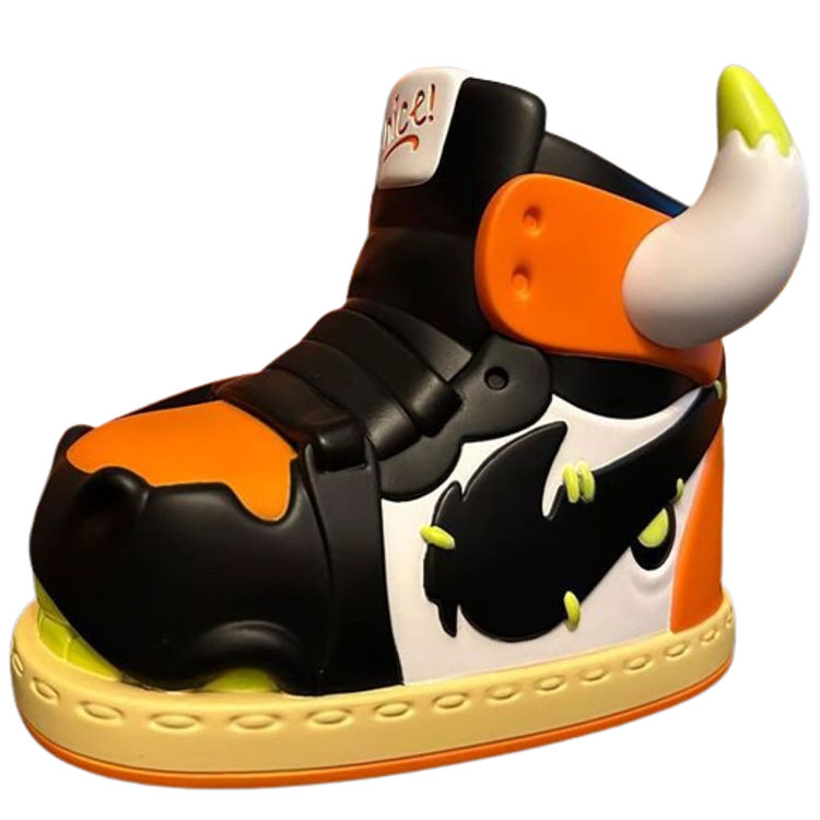 Nice! Shoes Black & Orange Halloween Edition by Patrick Goodwin