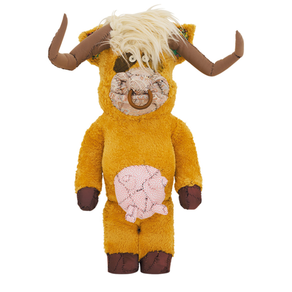 1000% Buffalo : One of Kind Pattern Be@rbrick