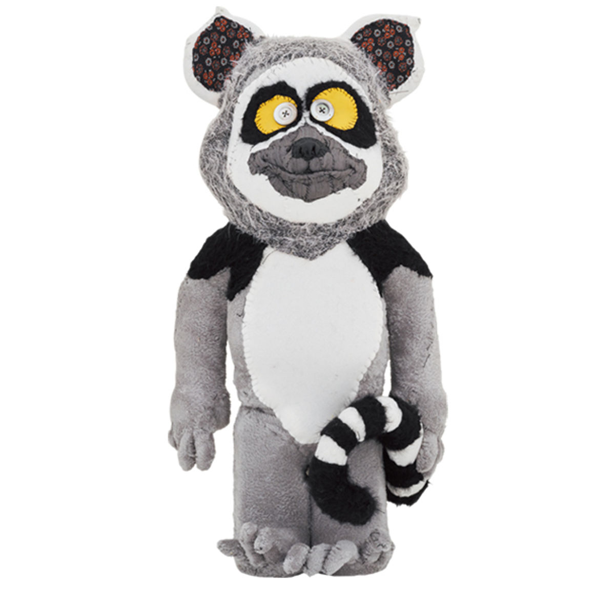 1000% Lemur : One of Kind Pattern Be@rbrick