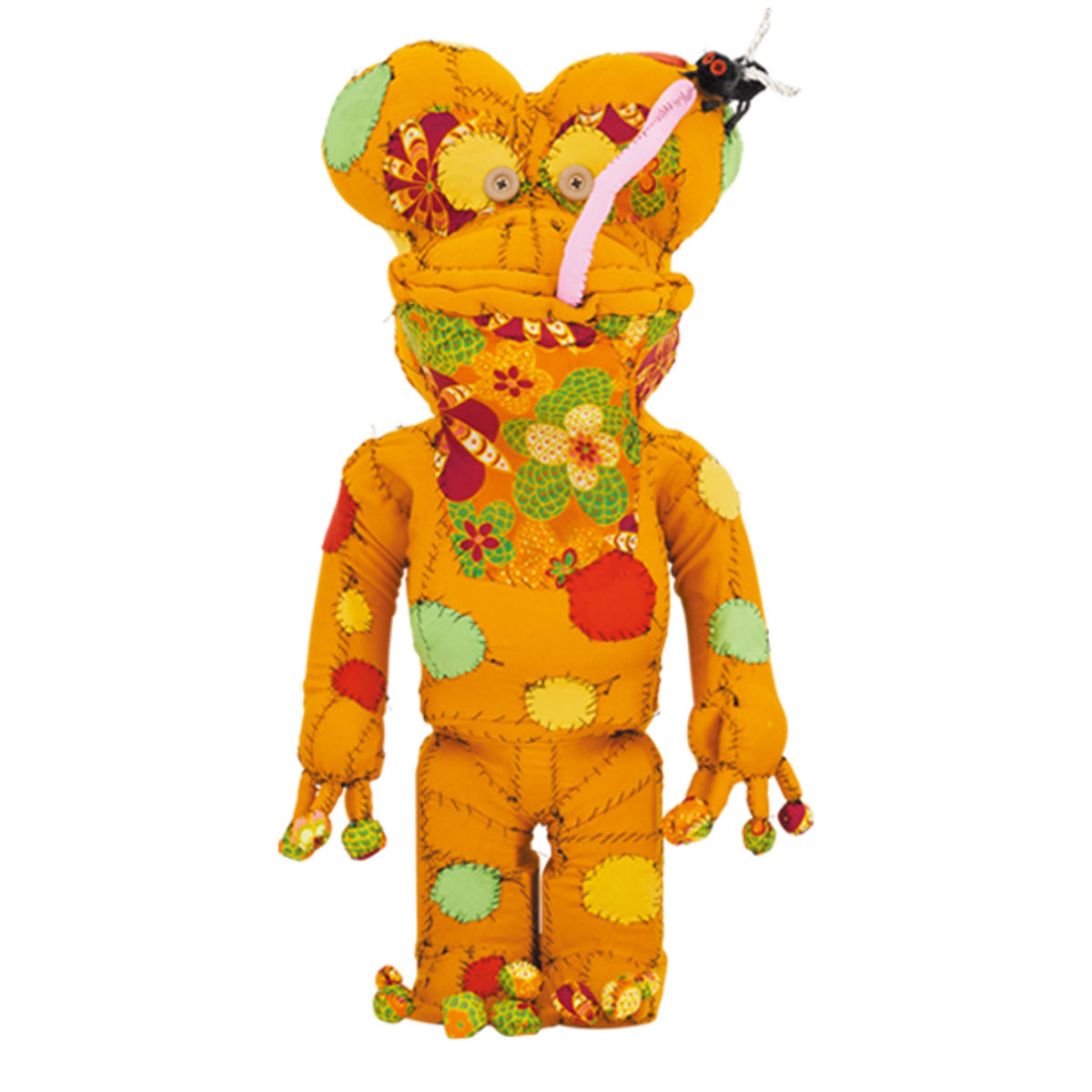1000% Orange Chameleon : One of Kind Pattern Be@rbrick