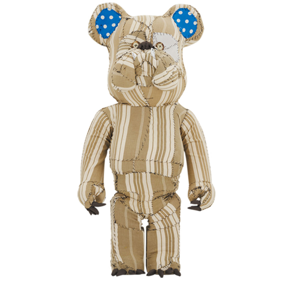 1000% Bulldog : One of Kind Pattern Be@rbrick