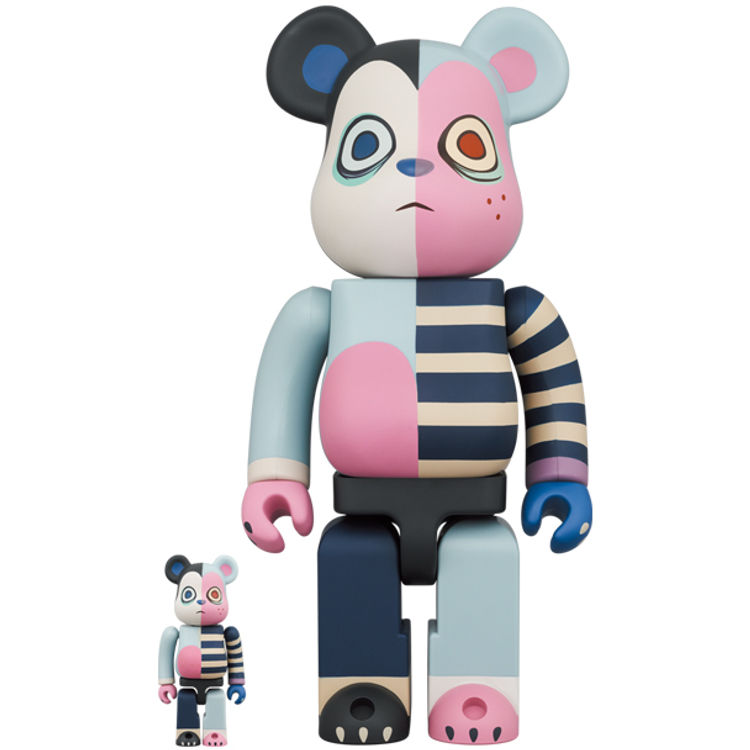 100% + 400% 2nd Lauren Tsai Bearbrick (Set) by Lauren Tsai