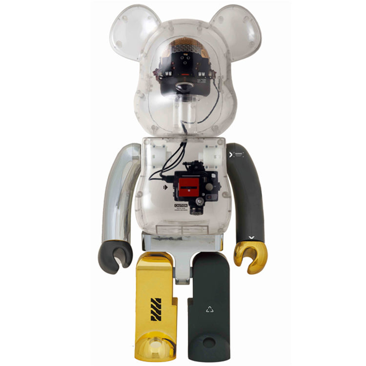 1000% Memento Mori Bearbrick by Readymade (Yuta Hosokawa)
