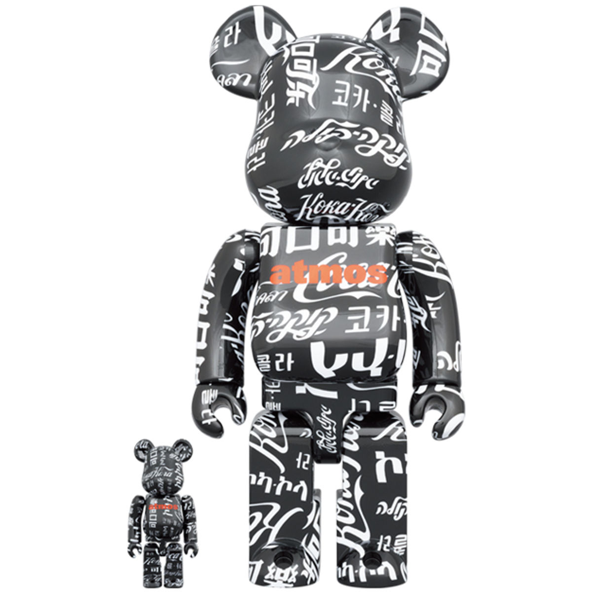 100% + 400% Type-6 Atmos x Coca-Cola Be@rbrick (Set)