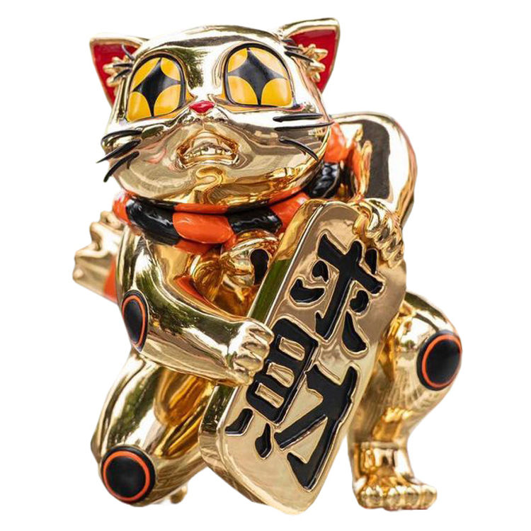 Emotional Fortune Cat Gold Teeth Lawyer by Panda King