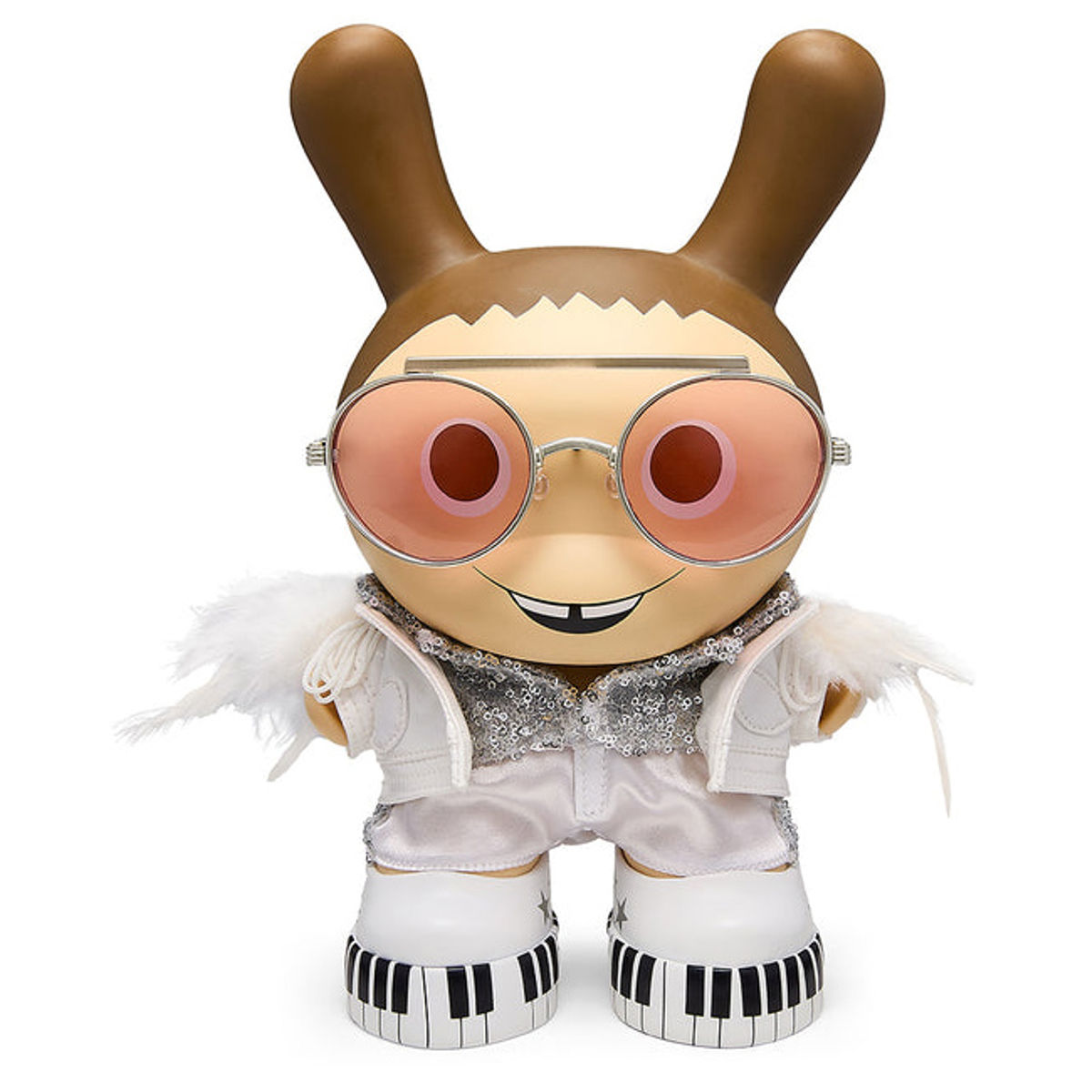 Elton John Icon 8” Clothed Dunny White Edition