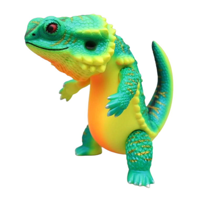 Green Gacha Futoagon by Painter-Net (Toshihiko Ito)