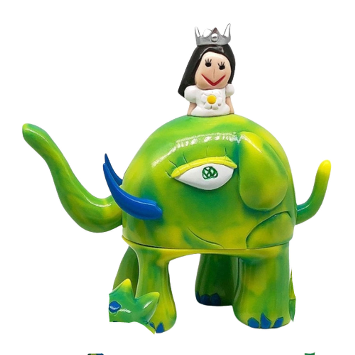 Green Harmony Elephant Magical Pot