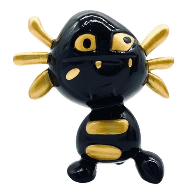Black & Gold Woopy by Nori Koh