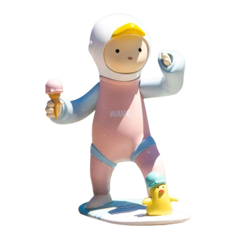 Pink Surfer by Sueno Design