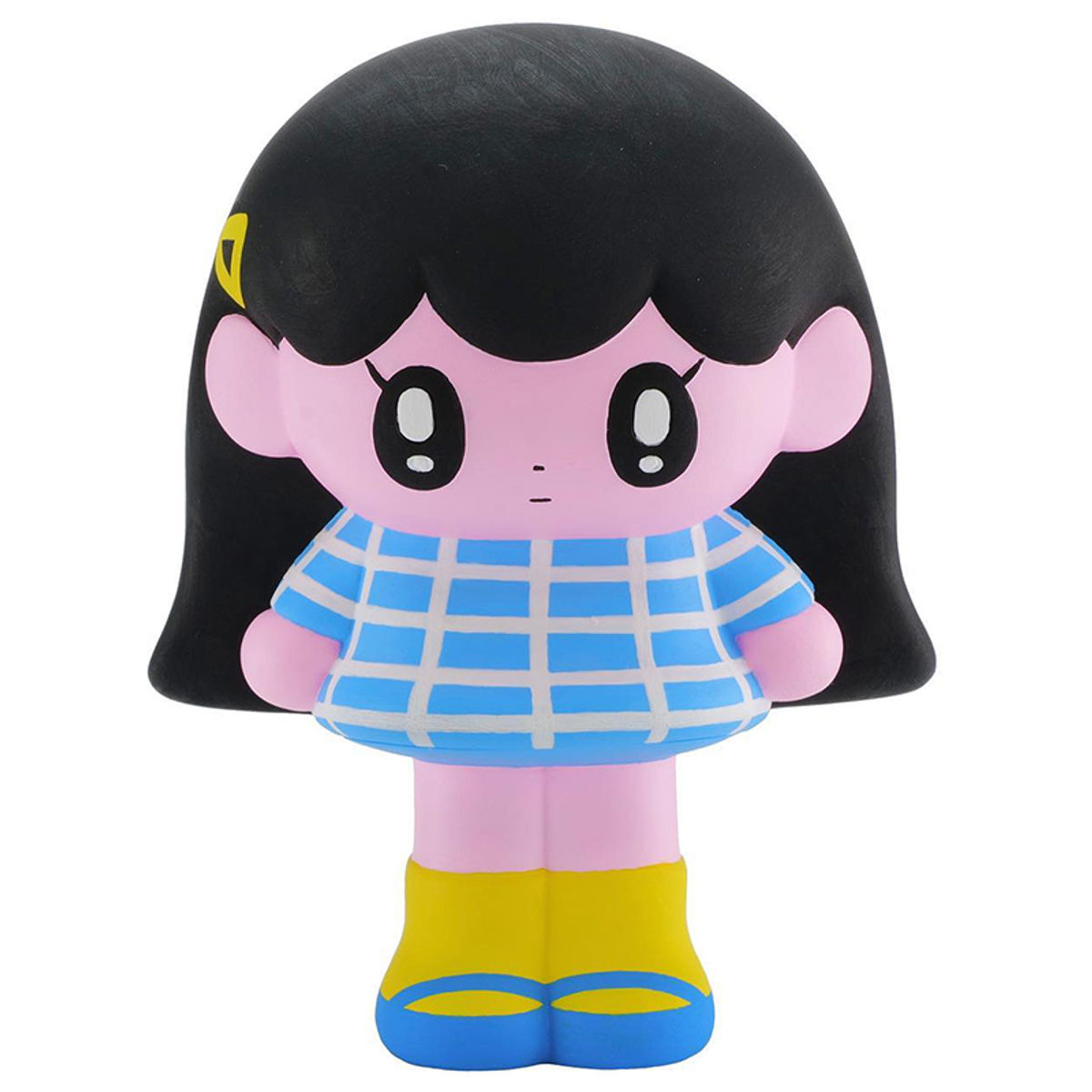 Monyo Girl Mascot One-Off Pink Black Light Blue