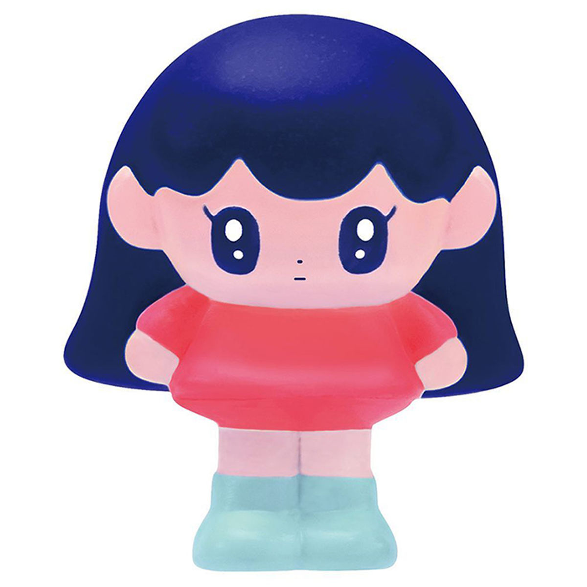 Mini Monyo Girl Mascot Blue Pink