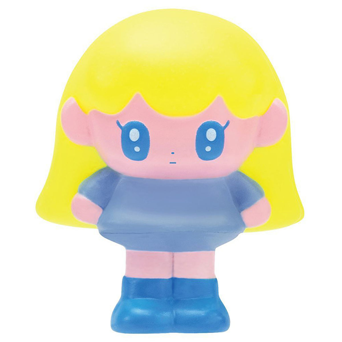 Mini Monyo Girl Mascot Yellow Blue