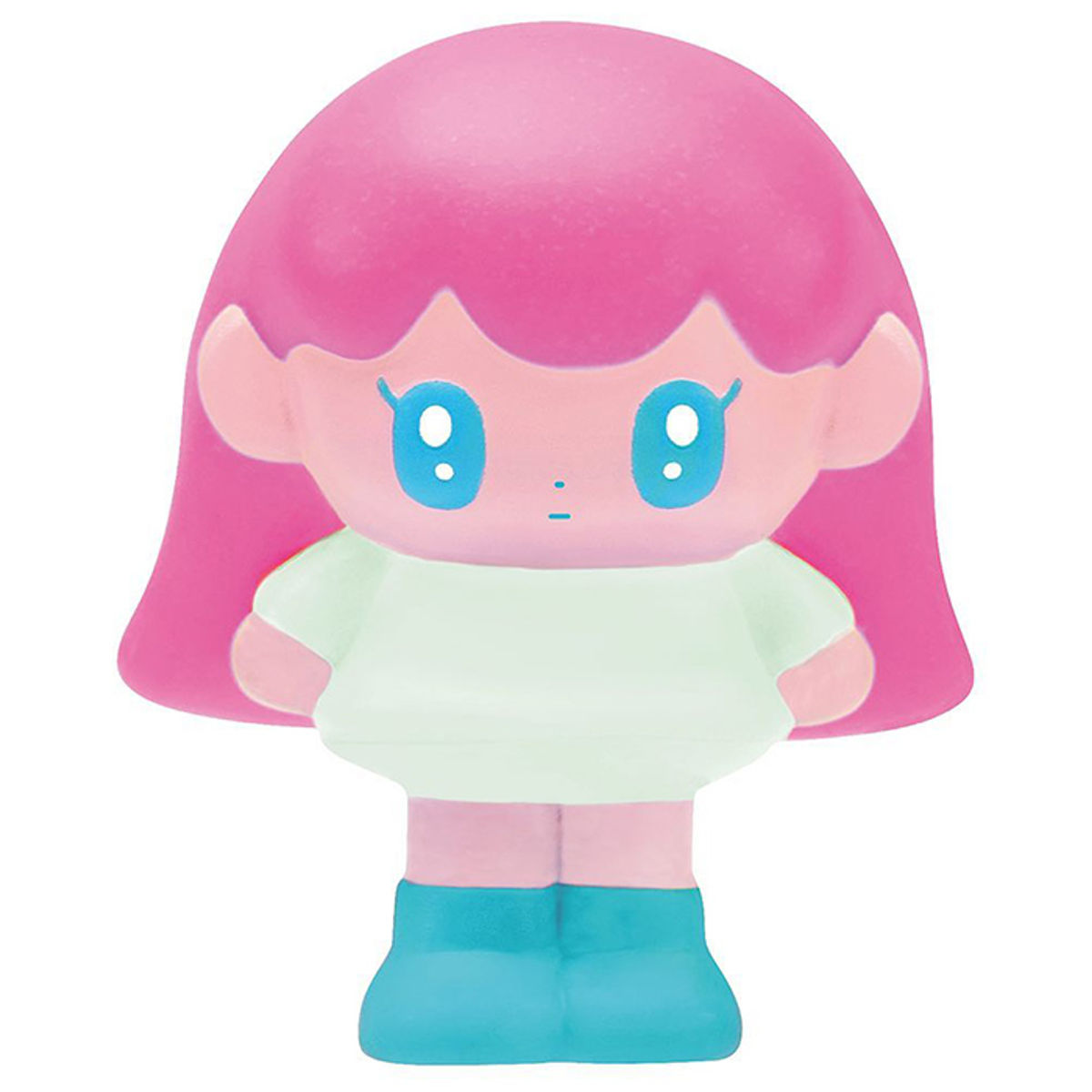 Mini Monyo Girl Mascot Pink Turqouise