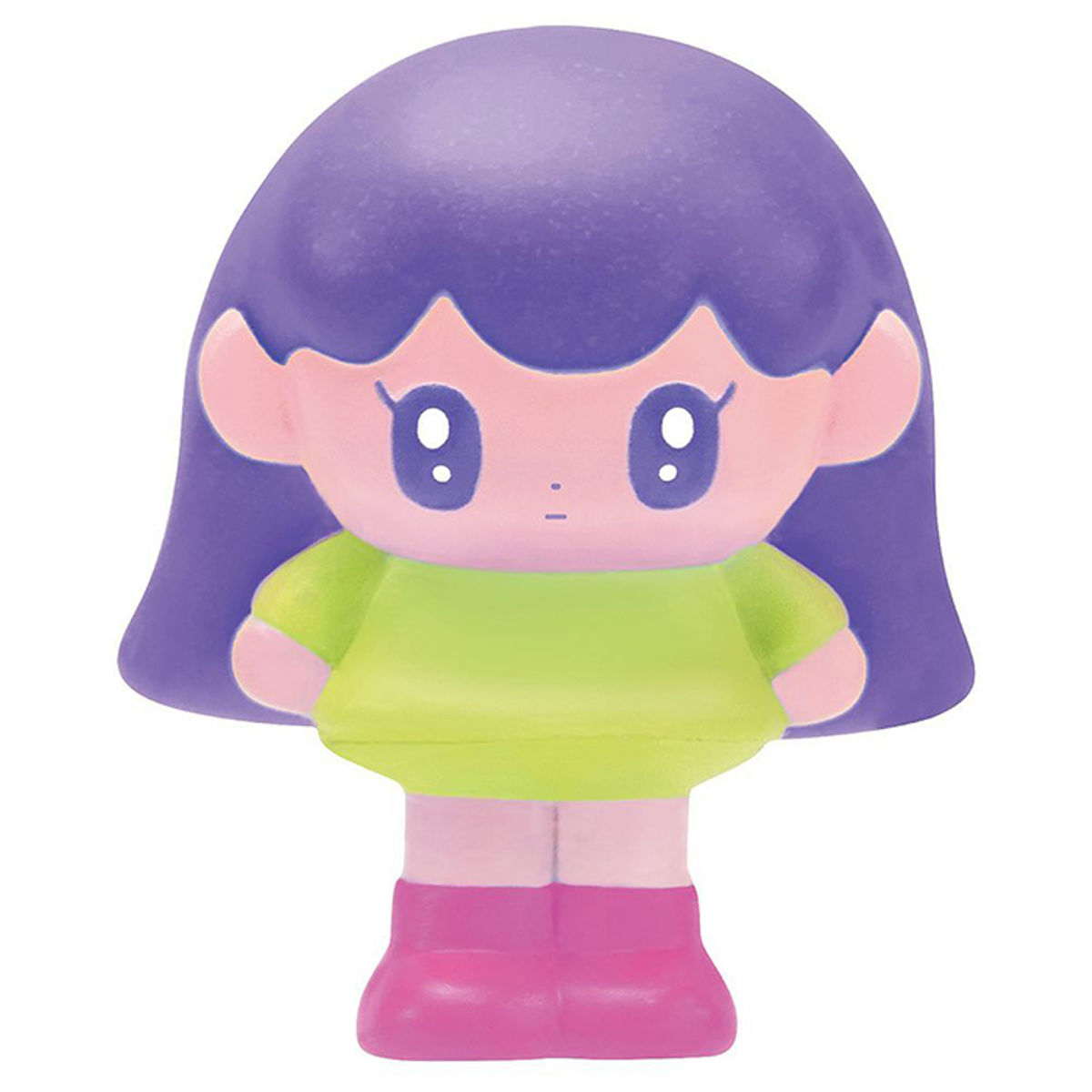 Mini Monyo Girl Mascot Purple Light Green