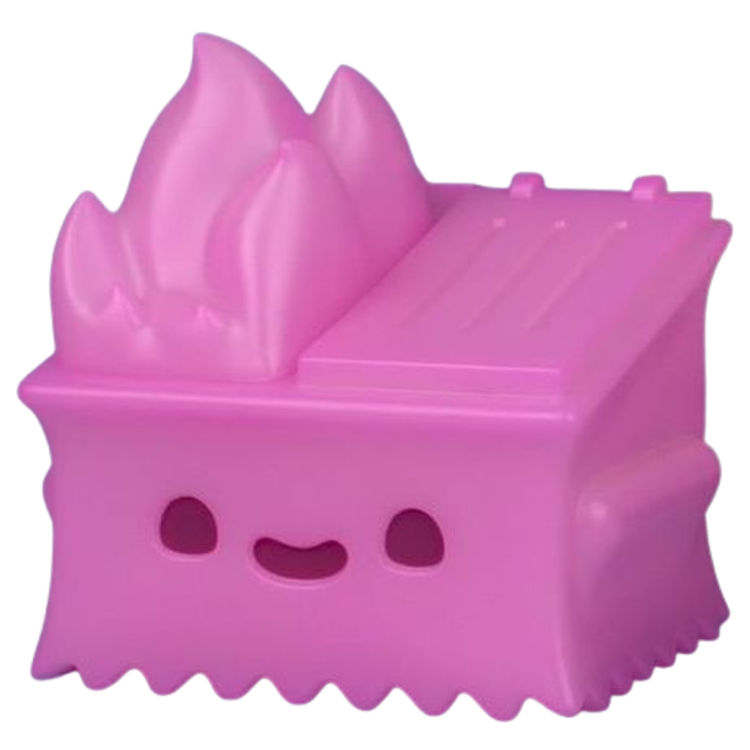 Pink GID Dumpster Fire Ghost by Scott Wetterschneider