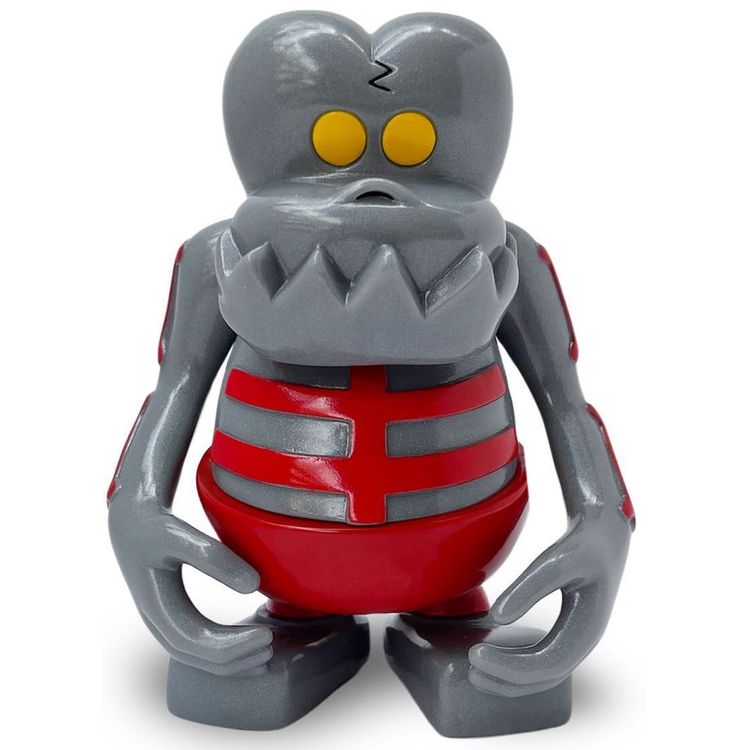 Silver & Red BxH Skull-Kun by Bounty Hunter [BxH]