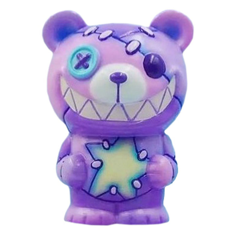 Teddy Bear Smiler Purple by Mr. F