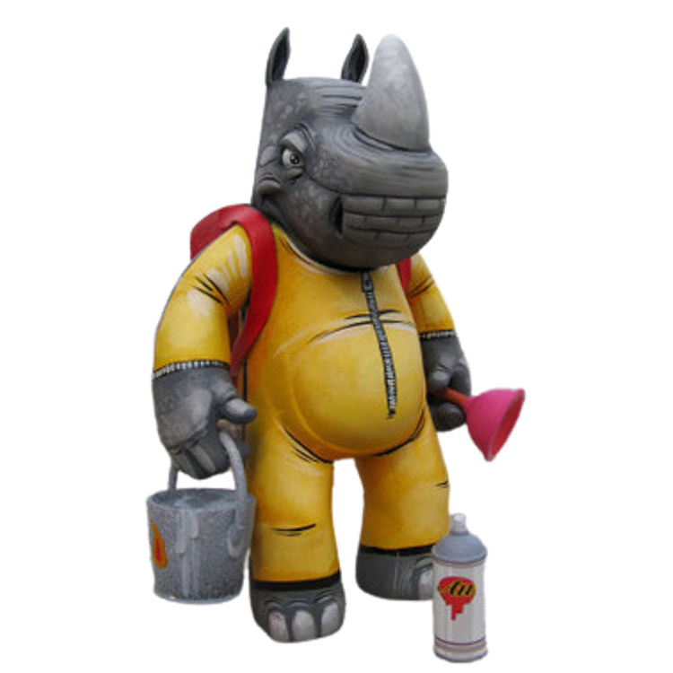 Death Suit Rumpus Rhino by Scribe (Donald Ross)