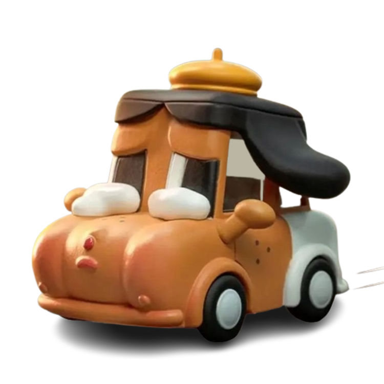 Brown Crybaby Happy Weekend Car by POP MART