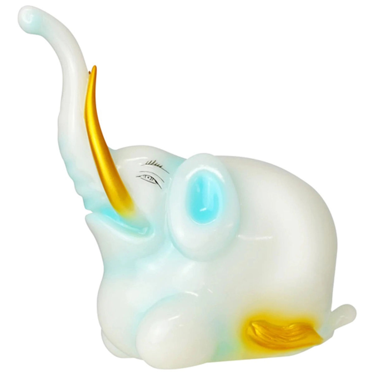 Milky White Jakuchu Elephant