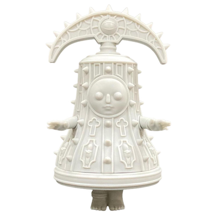 White Unpainted Bell by Shimomoku