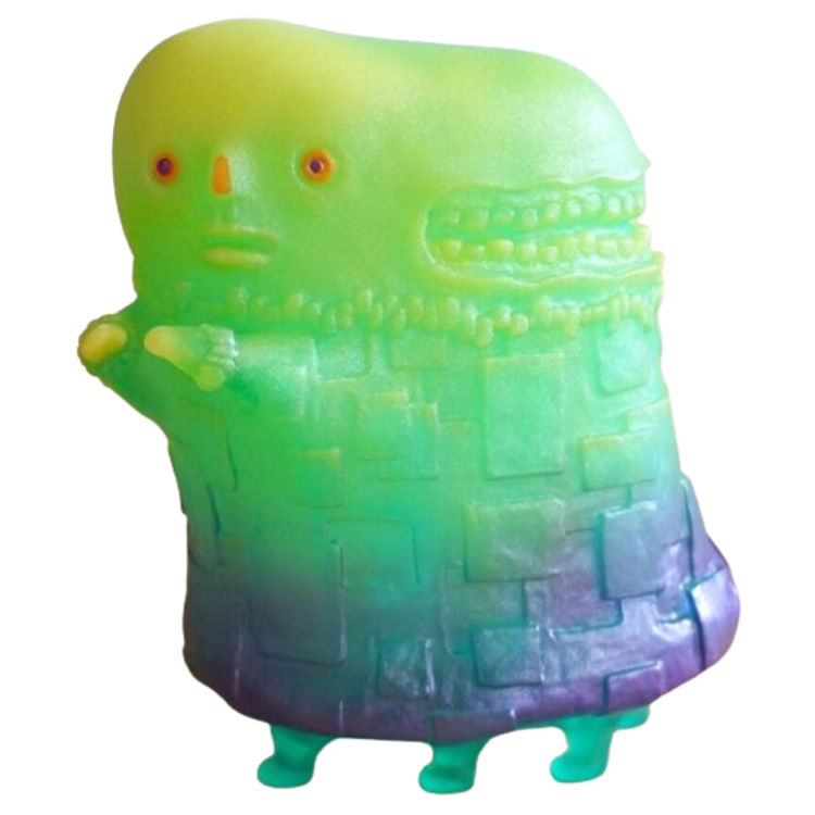 Flourescent Marble Yellow Green Kaba by Shimomoku